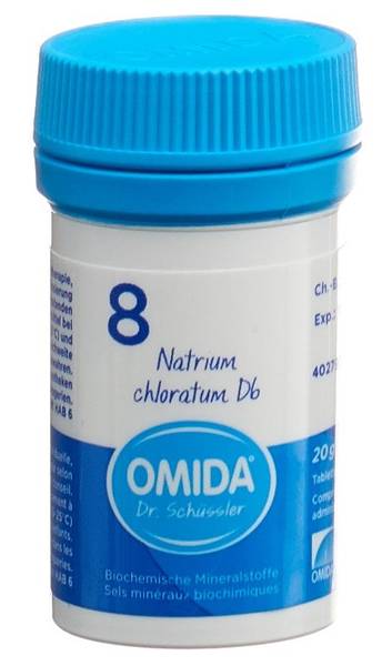 OMIDA SCHÜSSLER NR8 NATR CHLOR TABL D 6 DS 20 G