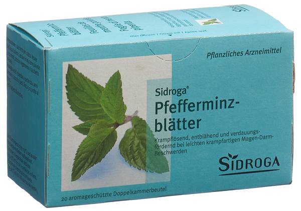 SIDROGA PFEFFERMINZBLÄTTER 20 BTL 1.5 G
