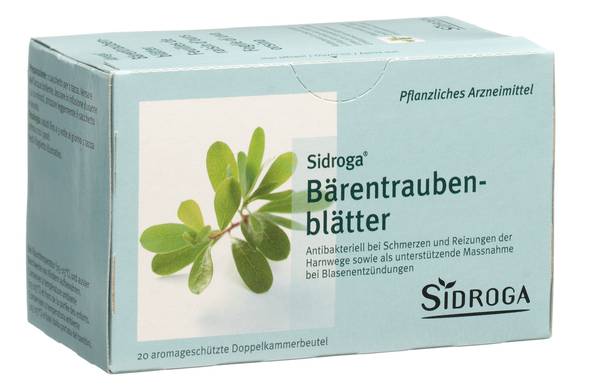 SIDROGA BÄRENTRAUBENBLÄTTER 20 BTL 2 G