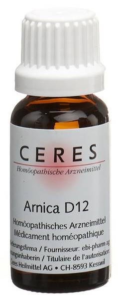 CERES ARNICA D 12 DILUTION FL 20 ML