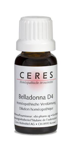 CERES BELLADONNA D 4 DILUTION FL 20 ML