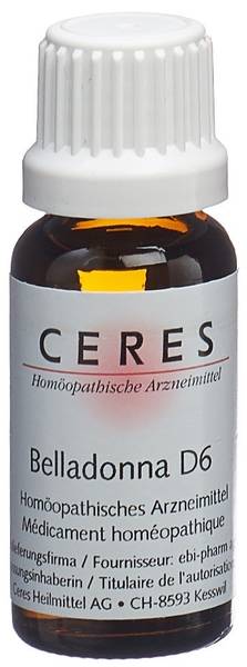 CERES BELLADONNA D 6 DILUTION FL 20 ML