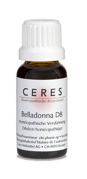 CERES BELLADONNA D 8 DILUTION FL 20 ML