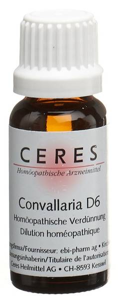 CERES CONVALLARIA D 6 DILUTION FL 20 ML