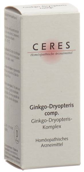 CERES GINKGO DRYOPTERIS COMP TROPFEN 20 ML