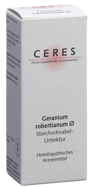 CERES GERANIUM ROBERTIANUM URTINKT FL 20 ML