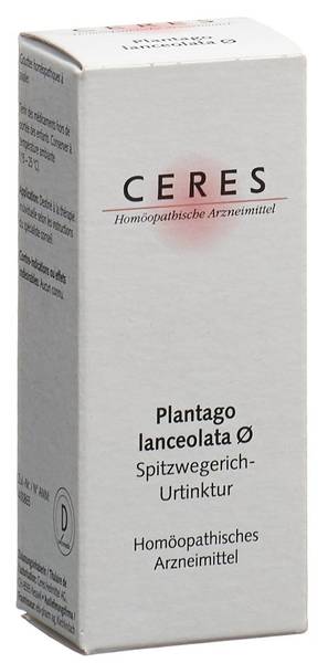 CERES PLANTAGO LANCEOLATA URTINKT FL 20 ML