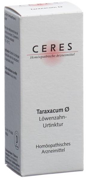 CERES TARAXACUM URTINKT FL 20 ML