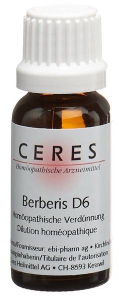 CERES BERBERIS D 6 DILUTION FL 20 ML