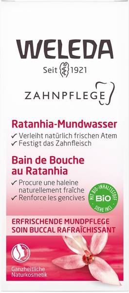WELEDA MUNDWASSER RATANHIA FL 50 ML