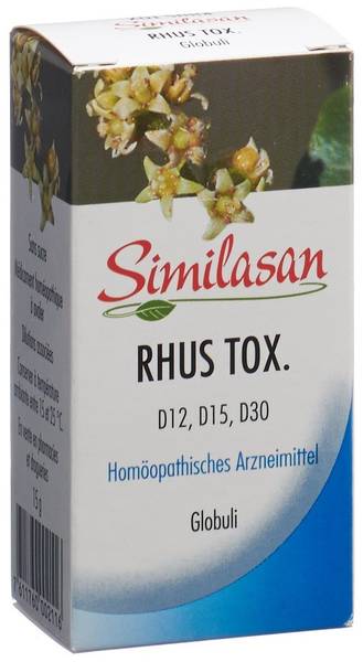 SIMILASAN RHUS TOX GLOB D12/D15/D30 15 G