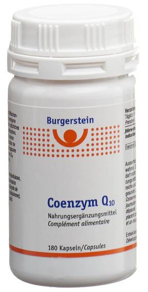 BURGERSTEIN COENZYM Q10 KAPS 30 MG 180 STK