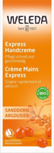 WELEDA HANDCREME EXPRESS SANDDORN TB 50 ML