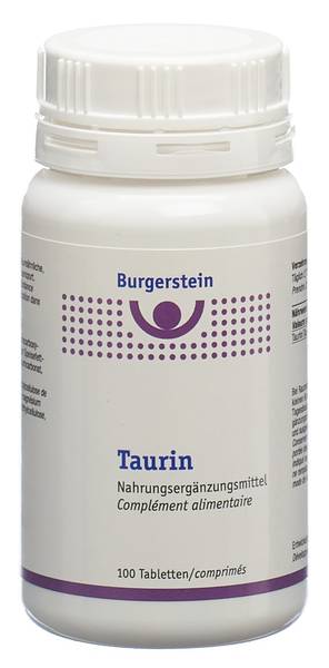 BURGERSTEIN TAURIN TABL 100 STK