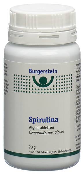 BURGERSTEIN SPIRULINA TABL DS 180 STK