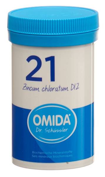 OMIDA SCHÜSSLER NR21 ZINC CHLOR TABL D 12 DS 100 G