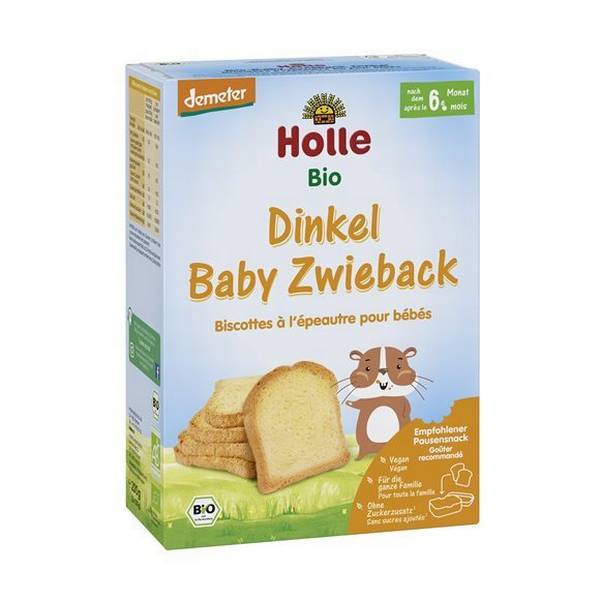 HOLLE BABY ZWIEBACK DINKEL BIO 200 G