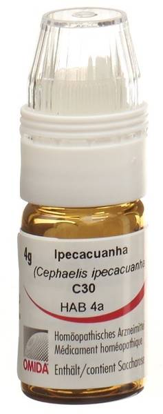 OMIDA IPECACUANHA GLOB C 30 M DOSIERHILFE 4 G