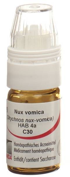 OMIDA NUX VOMICA GLOB C 30 M DOSIERHILFE 4 G