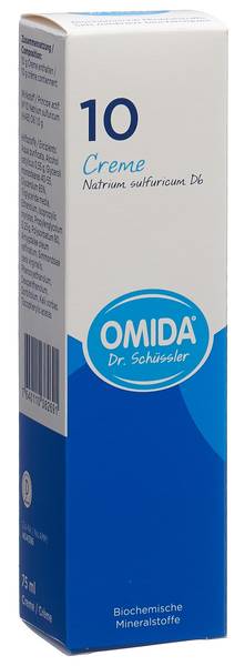 OMIDA SCHÜSSLER NR10 NAT SULF CREME D 6 TB 75 ML