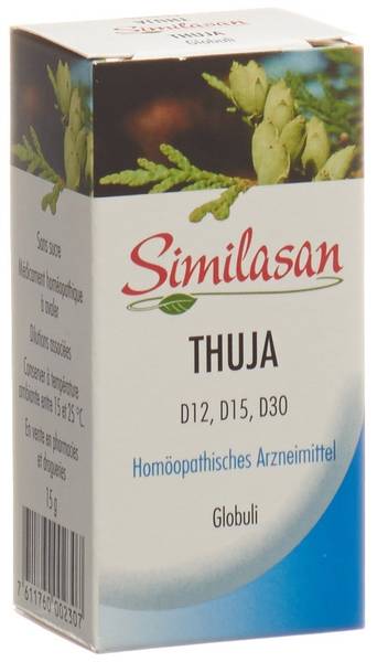 SIMILASAN THUJA GLOB D12/D15/D30 15 G