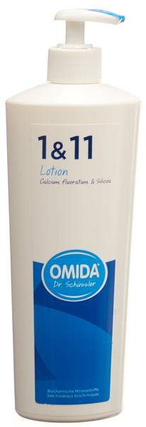 OMIDA SCHÜSSLER NR1&11 CAL FLUOR&SIL LOTION 500 ML