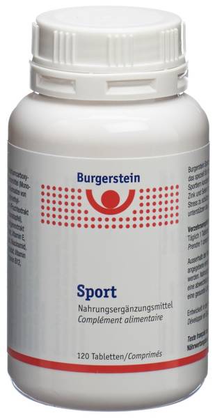 BURGERSTEIN SPORT TABL 120 STK