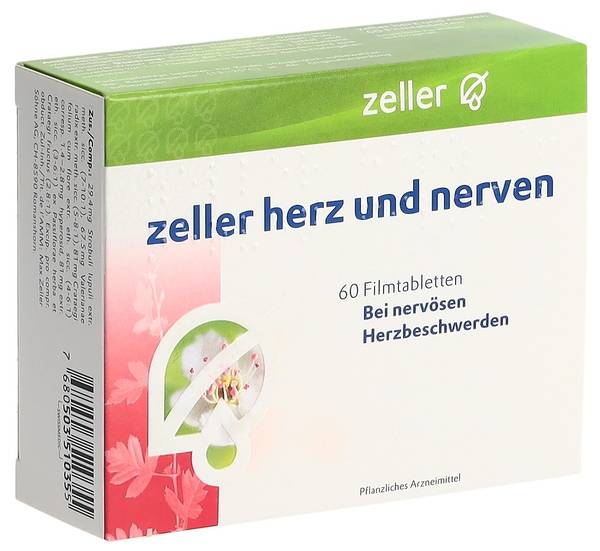 ZELLER HERZ UND NERVEN FILMTABL 60 STK