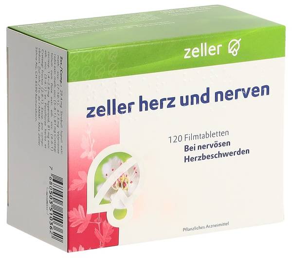 ZELLER HERZ UND NERVEN FILMTABL 120 STK