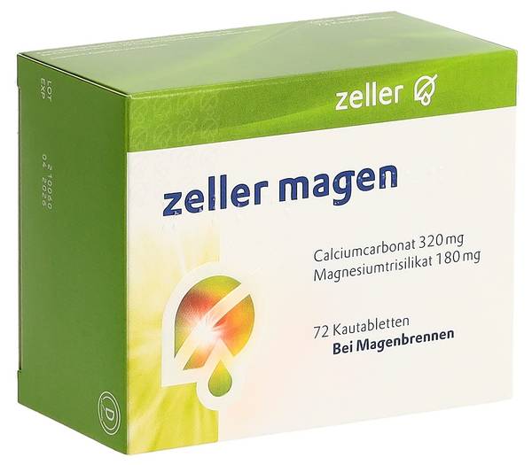 ZELLER MAGEN KAUTABL 72 STK