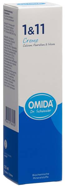OMIDA SCHÜSSLER NR1&11 CAL FLUOR&SILIC CRE 125 ML