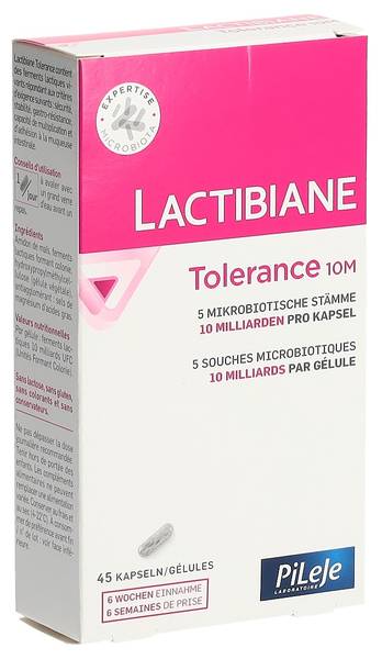 LACTIBIANE TOLERANCE 10M KAPS 45 STK