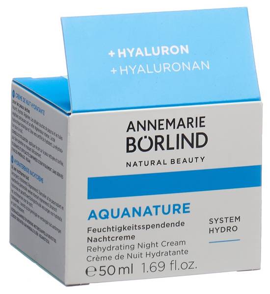 BÖRLIND AQUANATURE FEUCHTIGKEITSSP NACHTCR 50 ML