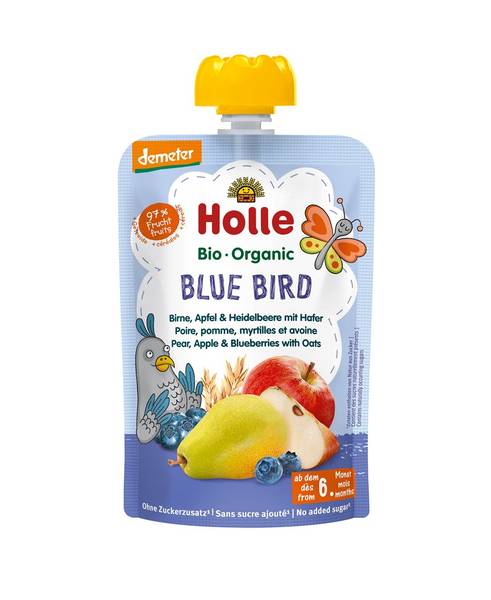HOLLE BLUE BIRD POUCHY BIRN APF HEIDEL HAFER 100 G