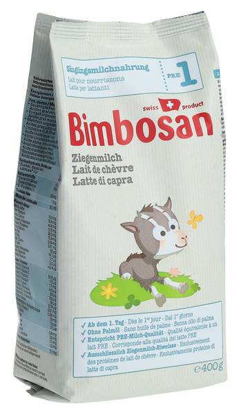 BIMBOSAN ZIEGENMILCH 1 SÄUGLING REFILL 400 G